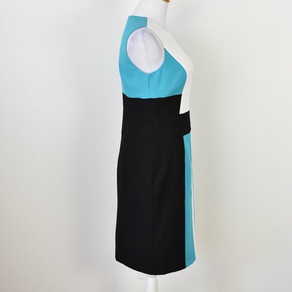 Calvin Klein Color Block Sheath Dress - 4 - Picture 6 of 8